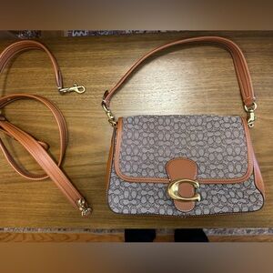 Coach Soft Tabby Signature Jacquard
Shoulder Crossbody Bag